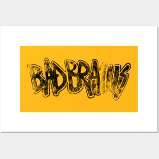 Bad Brains (black) - distressed Posters and Art